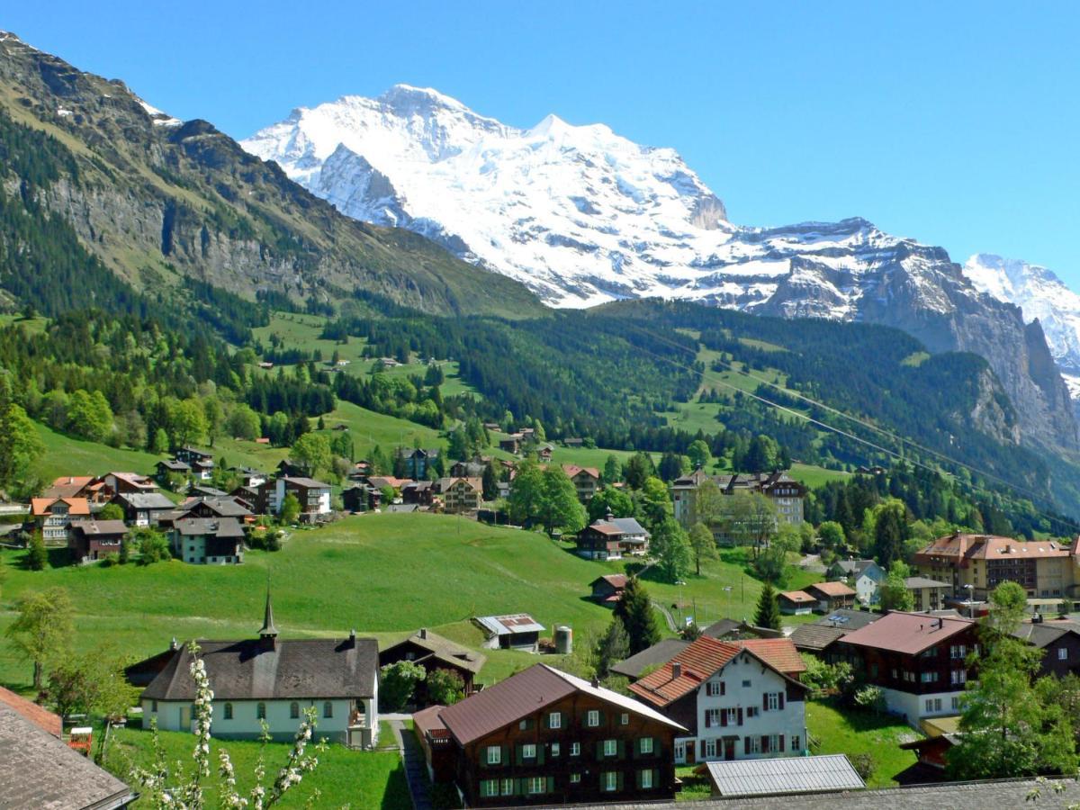 Apartment Panoramapark Soleil Haus D Apt 3 By Interhome Wengen Exterior photo